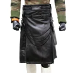 scottish pride leather kilt